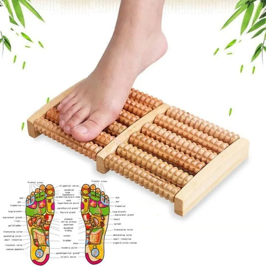 Wooden Foot Massager Roller
